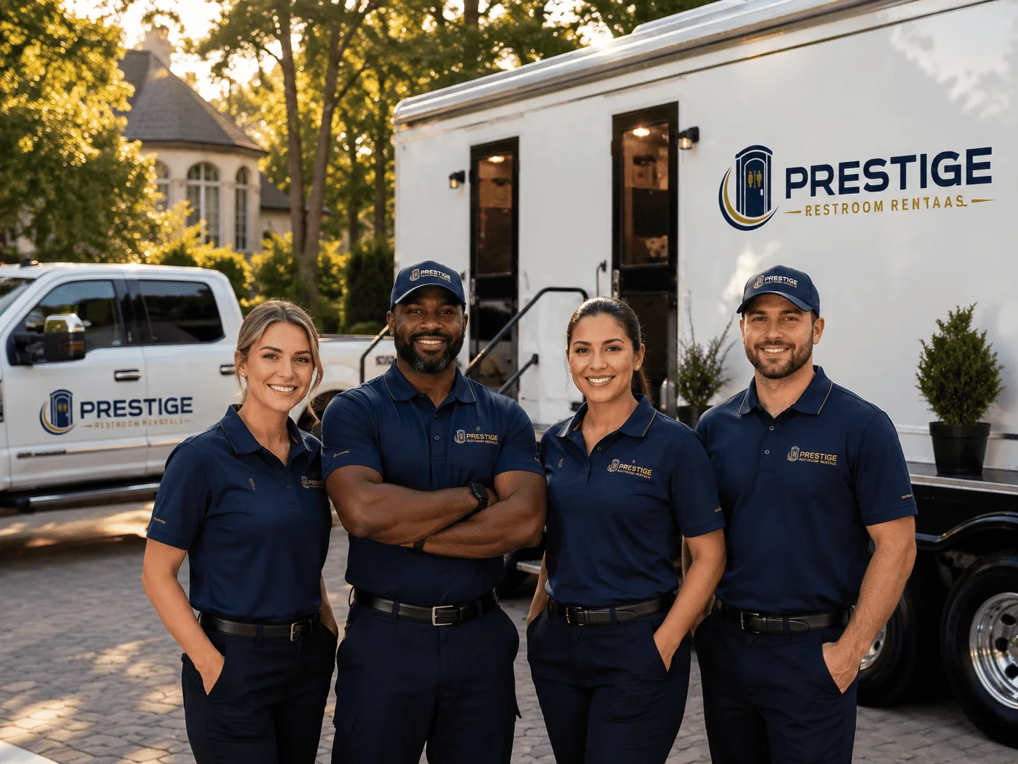 Trusted Luxury Portable Restrooms company in Round O, SC